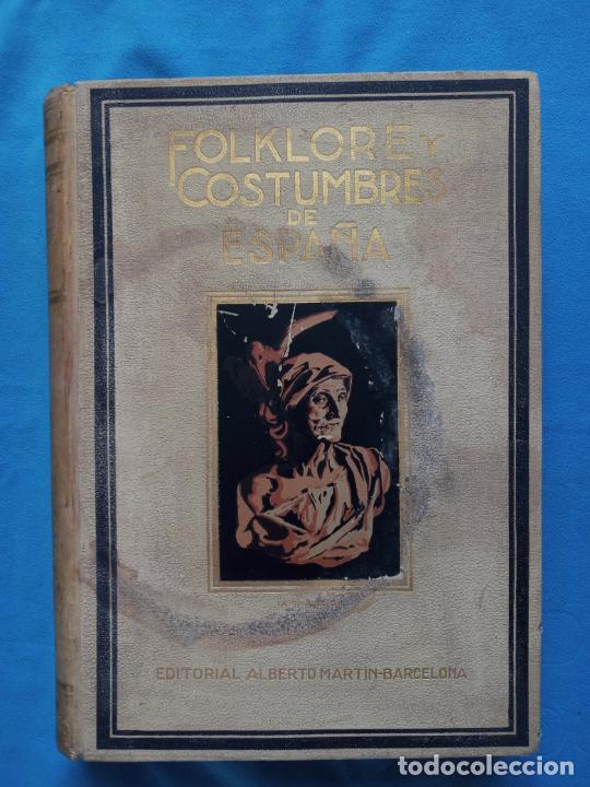 Libros: Folklore y costumbres de Espa&ntilde;a - a&ntilde;o 1933 - tomo III - Foto 2