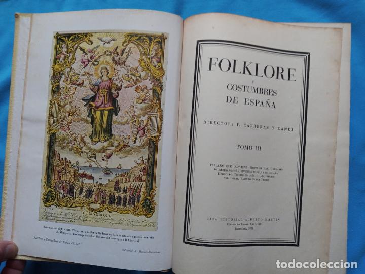 Libros: Folklore y costumbres de Espa&ntilde;a - a&ntilde;o 1933 - tomo III - Foto 1