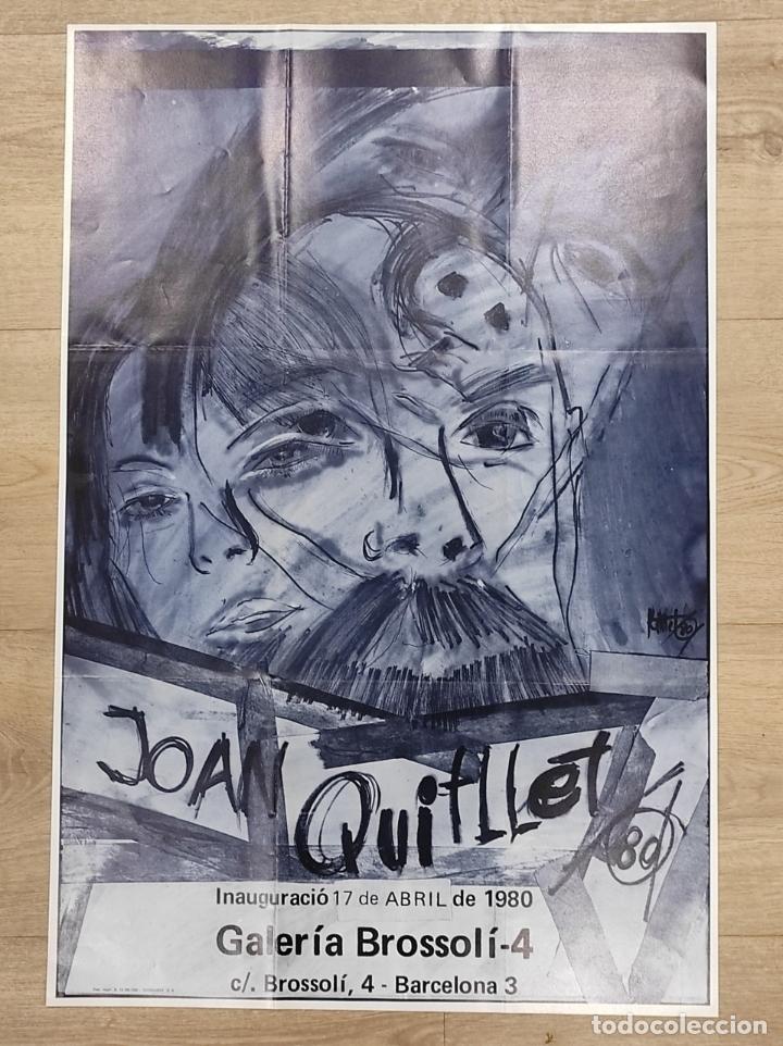 Libros: Cartel. Joan Quitllet. Dibuixos. Olis. - - Foto 1