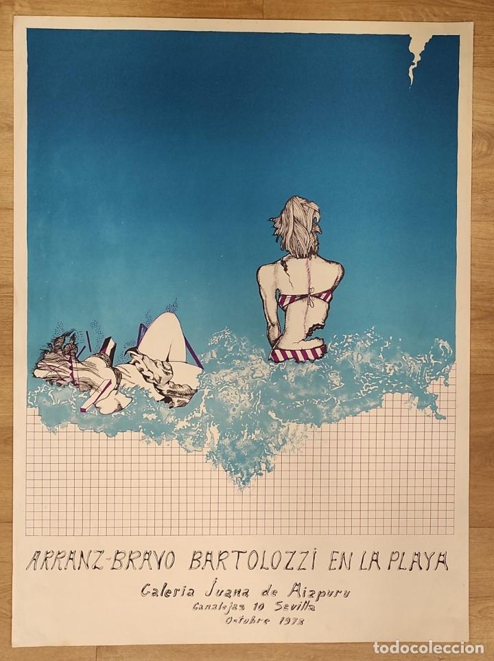 Libros: Cartel. Arranz-Bravo Bartolozzi EN LA PLAYA. - - Foto 1