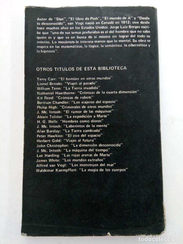 Libros: LOS MONSTRUOS DEL MAR - ALFRED VAN VOGT - EDITORIAL SIRIO - Foto 3