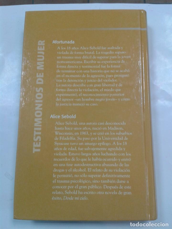 Libros: AFORTUNADA - ALICE SEBOLD - Foto 2