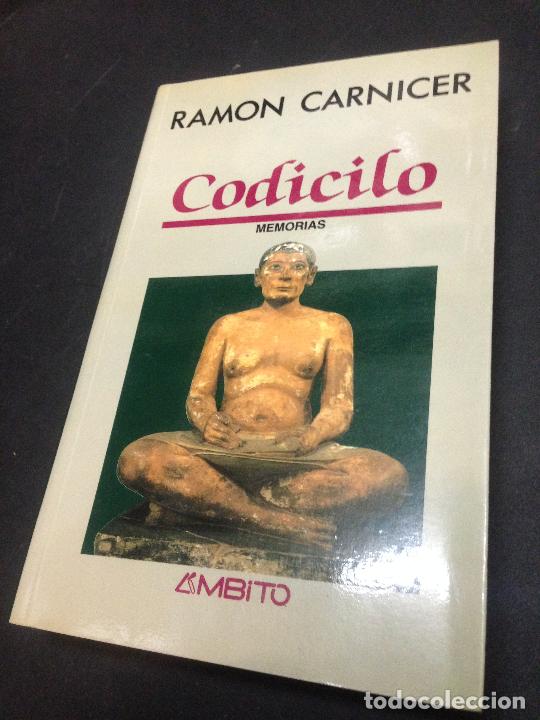 Libros: Codicilio - Carnicer, Ramo?n - Foto 1