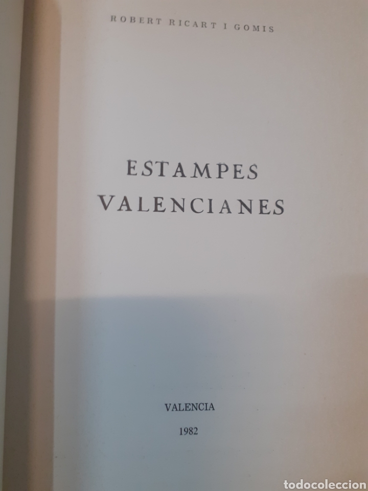 Libros: ESTAMPES VALENCIANES - RICART GOMIS, Roberto - Foto 3