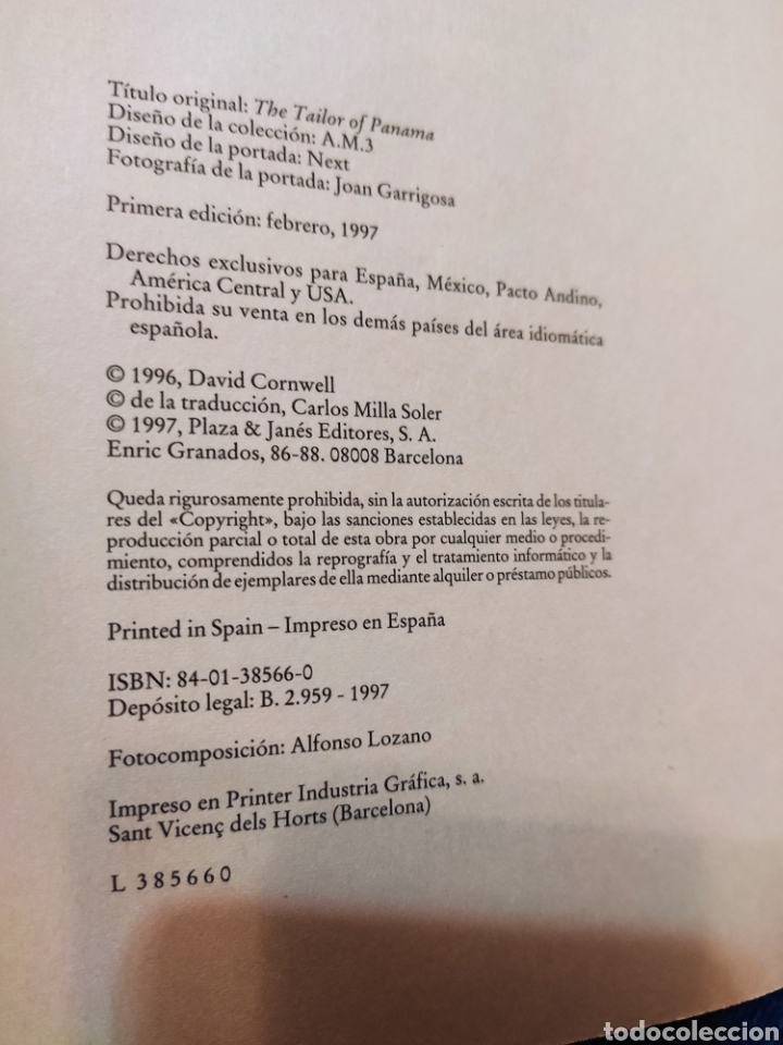 Libros: El Sastre de Panam&aacute;. John Le Carr&eacute; - Foto 3