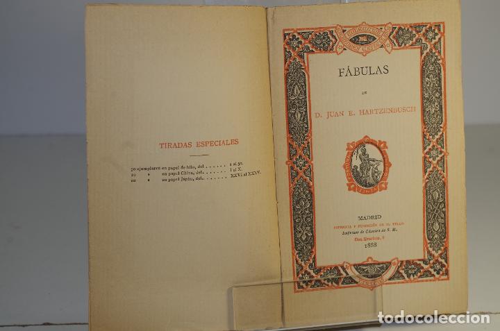 Libros: FABULAS DE JUAN EUGENIO HARTZENBUSCH 1888 - Foto 2
