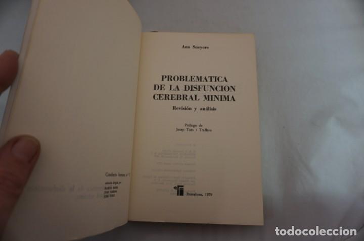 Libros: 8D/ PROBLEMATICA DE LA DISFUNCION CEREBRAL MINIMA - ANA SNEYERS / BARCELONA 1979 - Foto 3