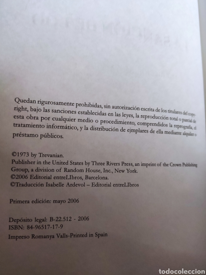Libros: La Sanci&oacute;n de Loo. Trevanian - Foto 3