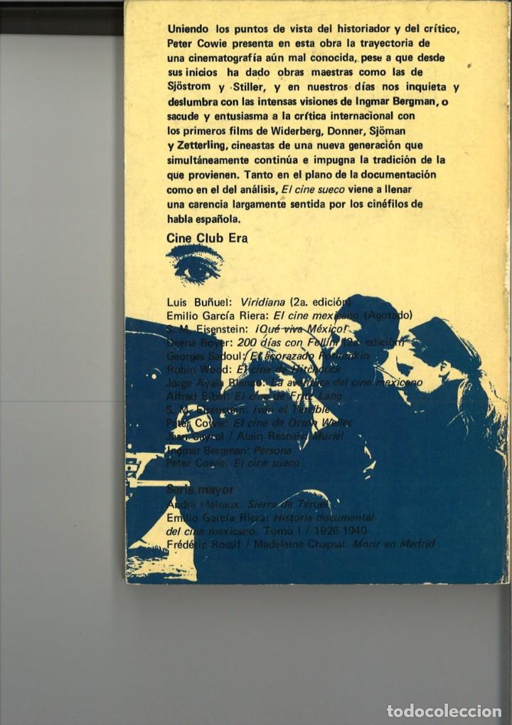 Libros: EL CINE SUECO. Peter Cowie - Foto 2