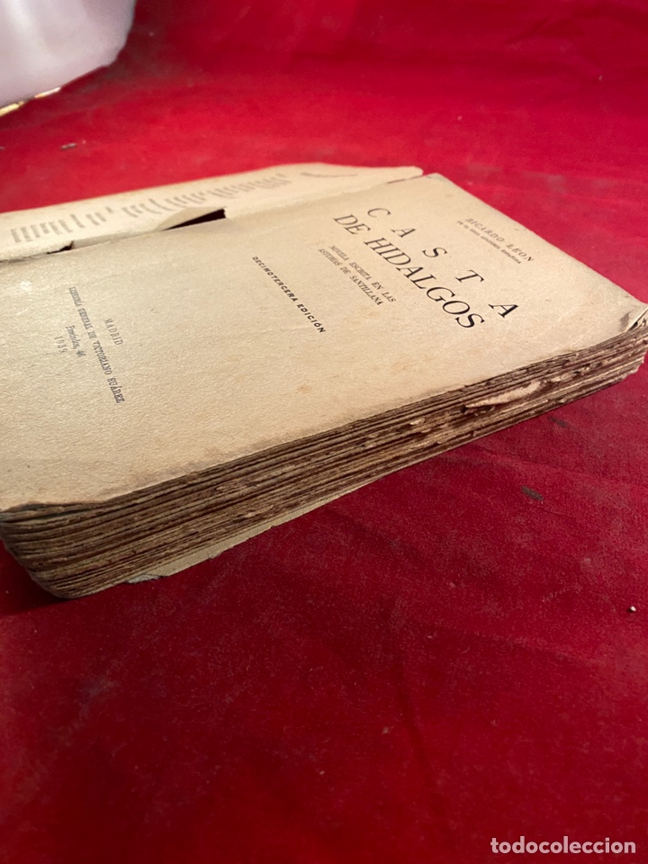 Libros: Casta de hidalgos 1939 - Foto 3