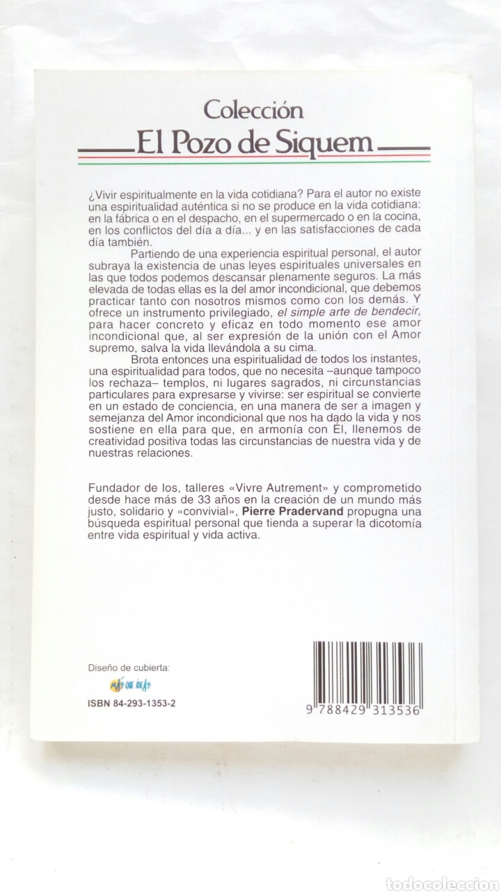 Libros: El arte de bendecir. Pierre Pradervand. - Foto 2