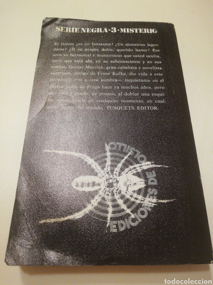 Libros: El Golem - Gustav Meyrink - Serie Negra - Foto 2