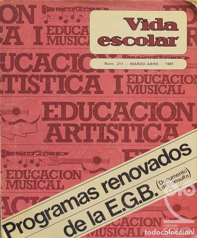 Libros: Vida Escolar - Marzo-Abril 1981 - Aa. Vv. - Foto 1