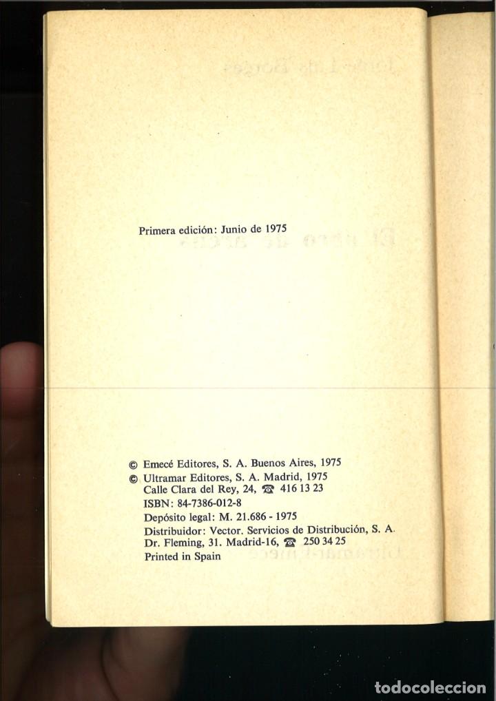 Libros: EL LIBRO DE ARENA. Jorge Luis Borges - Foto 4
