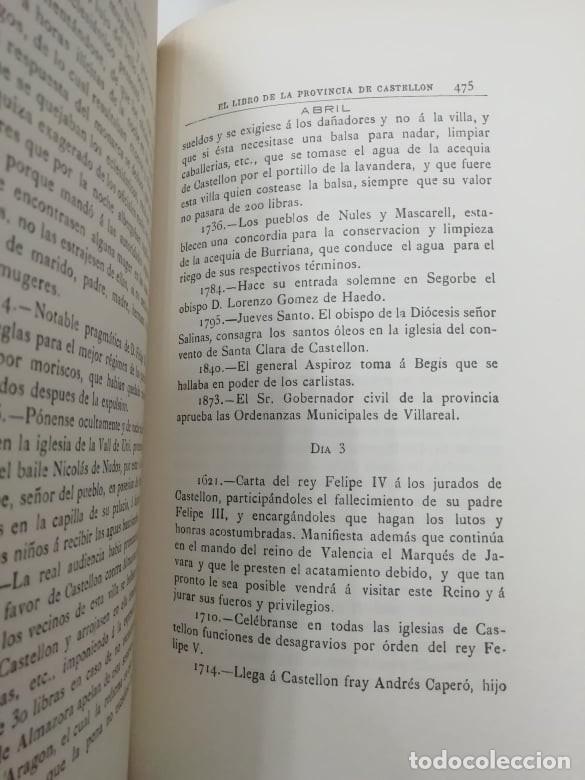 Libros: El libro de la provincia de Castell&oacute;n. Juan A Balb&aacute;s 1987 - Foto 4
