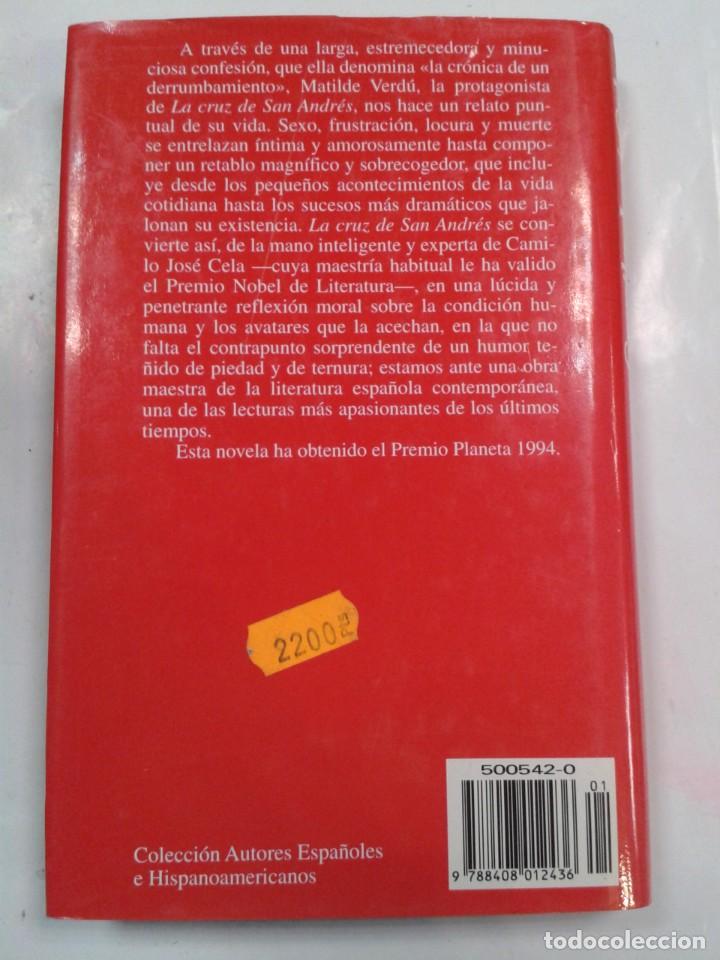 Libros: LA CRUZ DE SAN ANDRES - CAMILO JOSE CELA - Foto 2