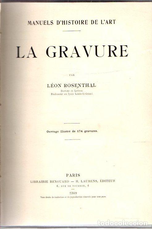 Libros: La Gravure - Rosenthal, Leon - Foto 1