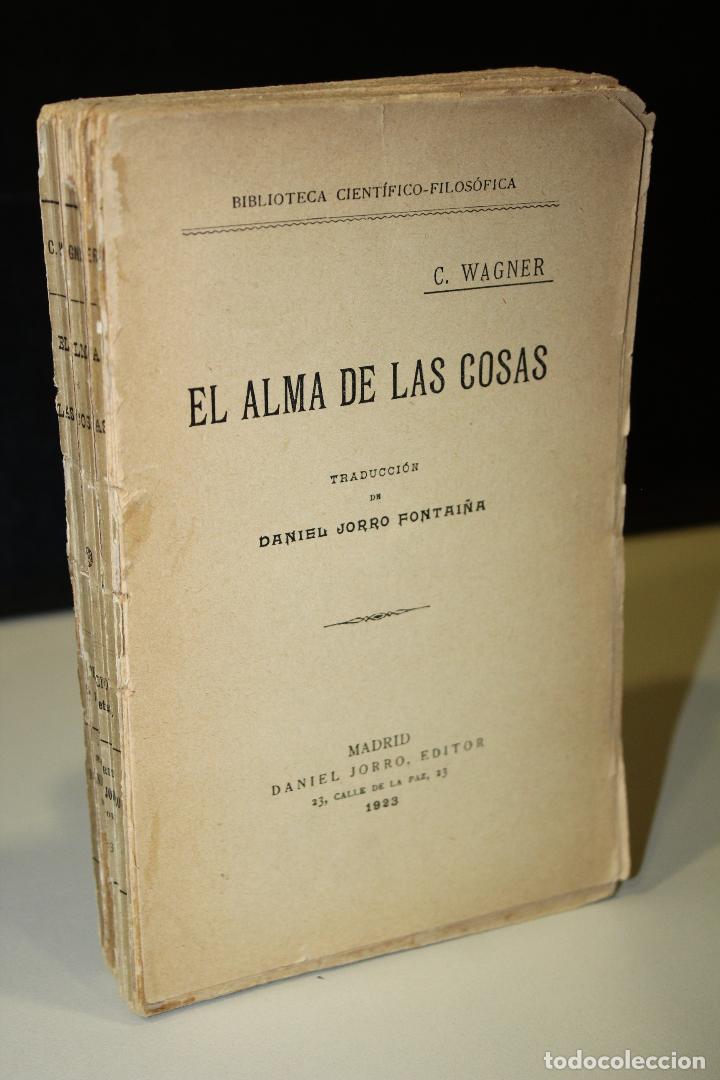 Libros: El alma de las cosas - Wagner, C. - Foto 1