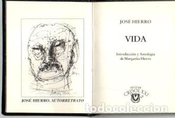 Libros: VIDA. - HIERRO, Jos&eacute;. - Foto 1