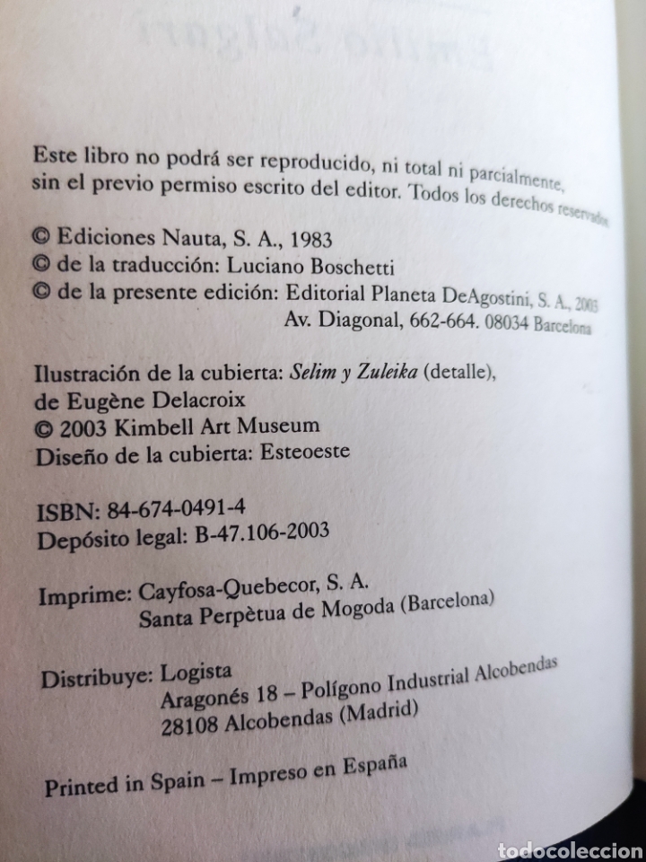 Libros: Sandokan. Emilio Salgari. PLANETA TAPAS DURAS - Foto 2