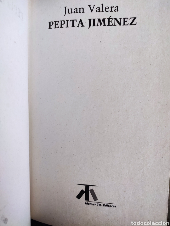 Libros: Pepita Jim&eacute;nez. Juan Valera - Foto 2
