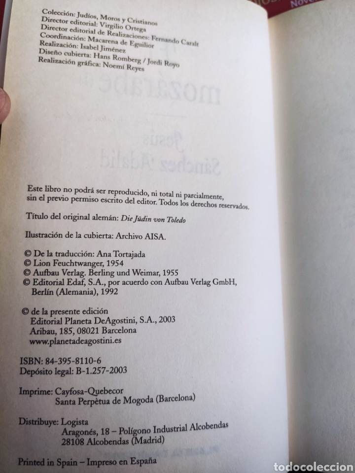 Libros: El Moz&aacute;rabe. Jes&uacute;s S&aacute;nchez Adalid - Foto 3