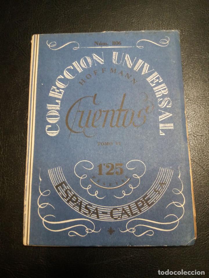 Libros: Cuentos. Tomo VI. El mayorazgo. - HOFFMANN: - Foto 1
