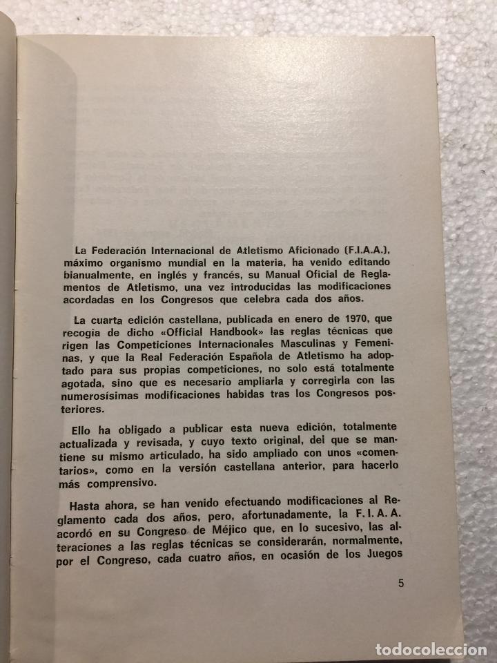 Libros: Reglamentaci&oacute;n internacional de atletismo - Foto 2