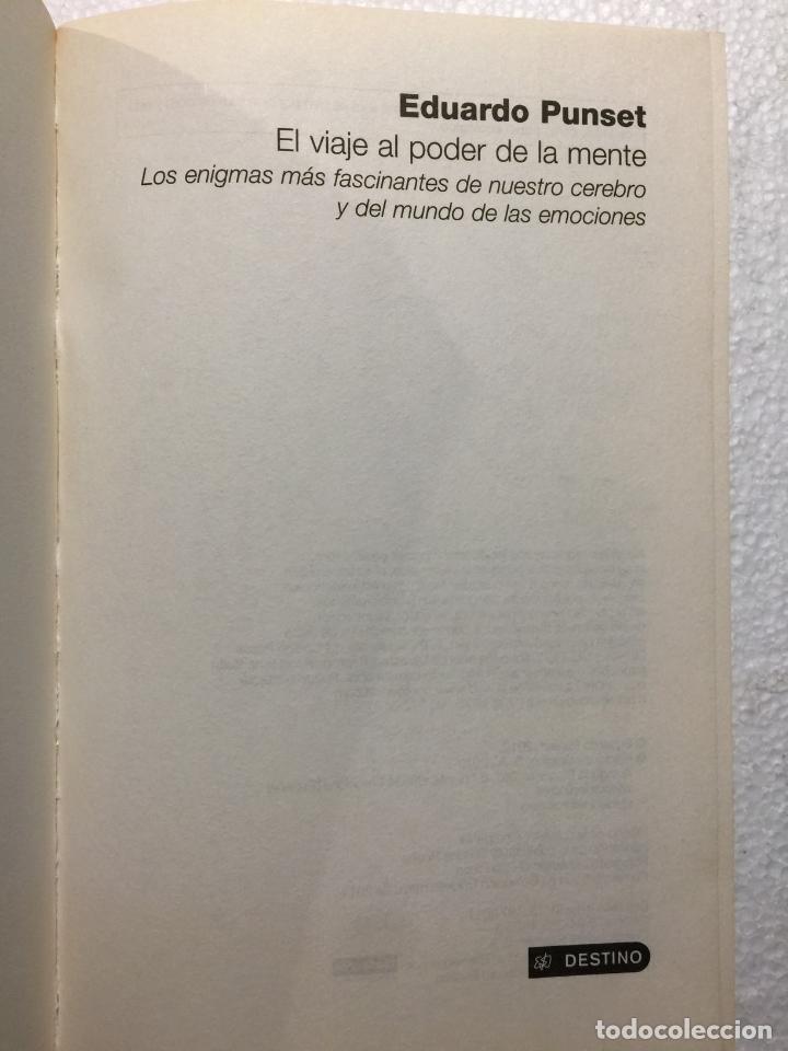 Libros: El viaje al poder de la mente - Eduardo Punset - Foto 4