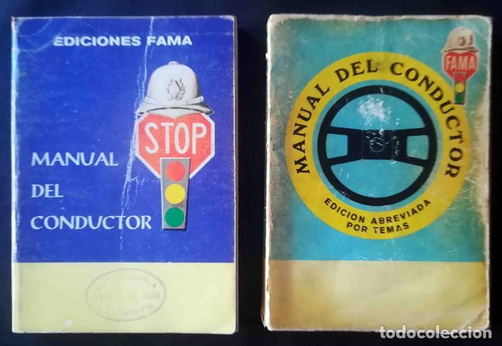 Libros: Manual del conductor. Ediciones Fama. 2 libros. 1980 y 1983. - Foto 1