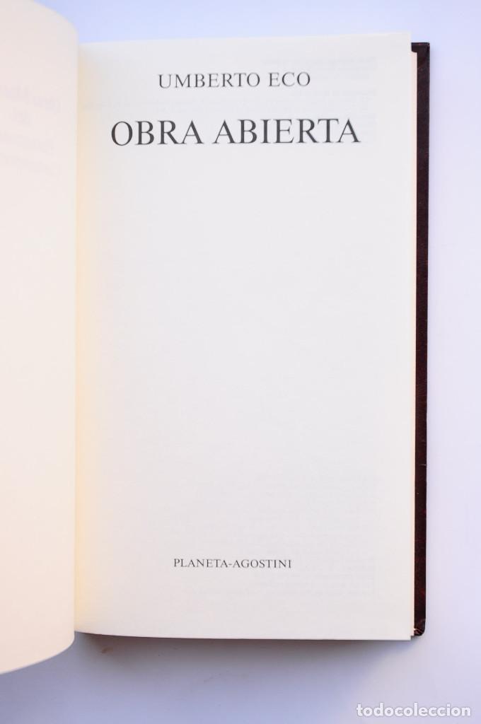 Libros: Obra abierta - UMBERTO, Eco - Foto 2