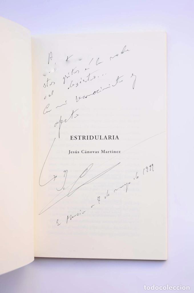 Libros: Estridularia - C&Aacute;NOVAS MART&Iacute;NEZ, Jes&uacute;s - Foto 2