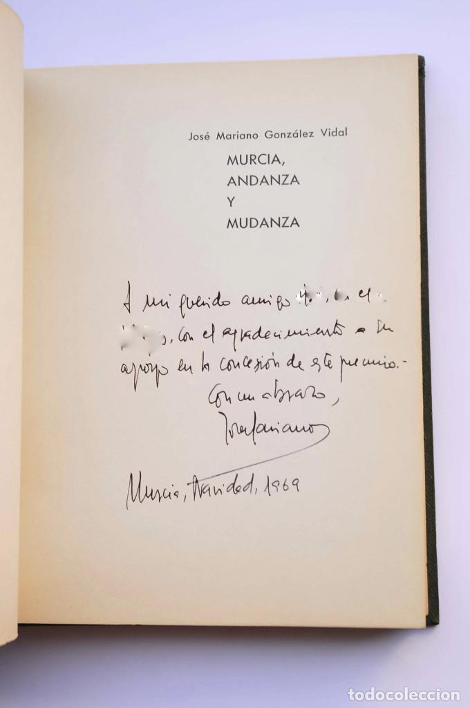 Libros: Murcia, andanza y mudanza - GONZ&Aacute;LEZ VIDAL, Jos&eacute; Mariano - Foto 10