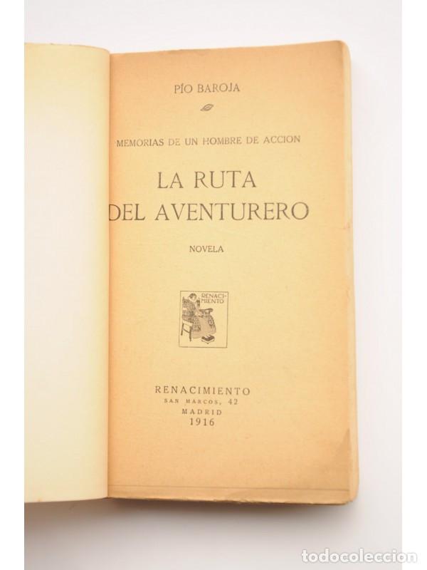 Libros: La ruta del aventurero - BAROJA, P&iacute;o - Foto 2