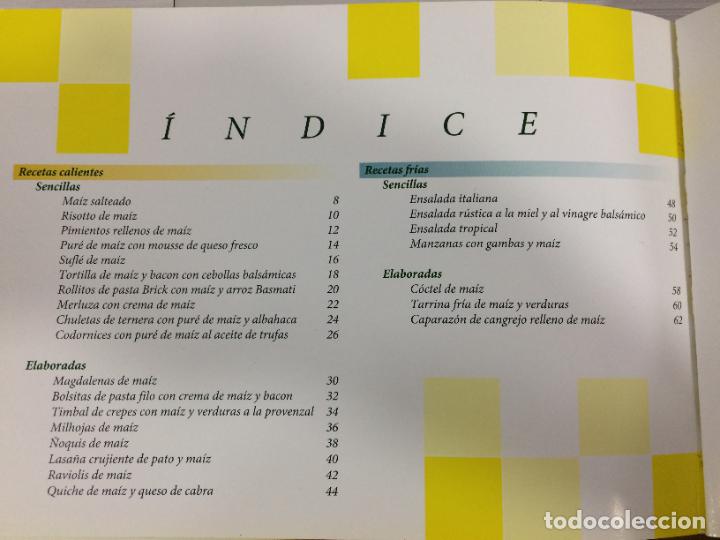 Libros: EL LIBRO DE LAS RECETAS DEL MAIZ. BONDUELLE MAIZ. - Foto 4
