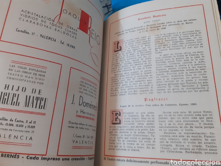 Libros: PROGRAMA OPERA ITALIANA. GRAN GALA del Teatro Principal. A&ntilde;o 1946 - PROGRAMA - Foto 4