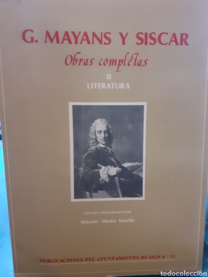 Libros: OBRAS COMPLETAS. II LITERATURA - MAYANS Y SISCAR, G. - Foto 1