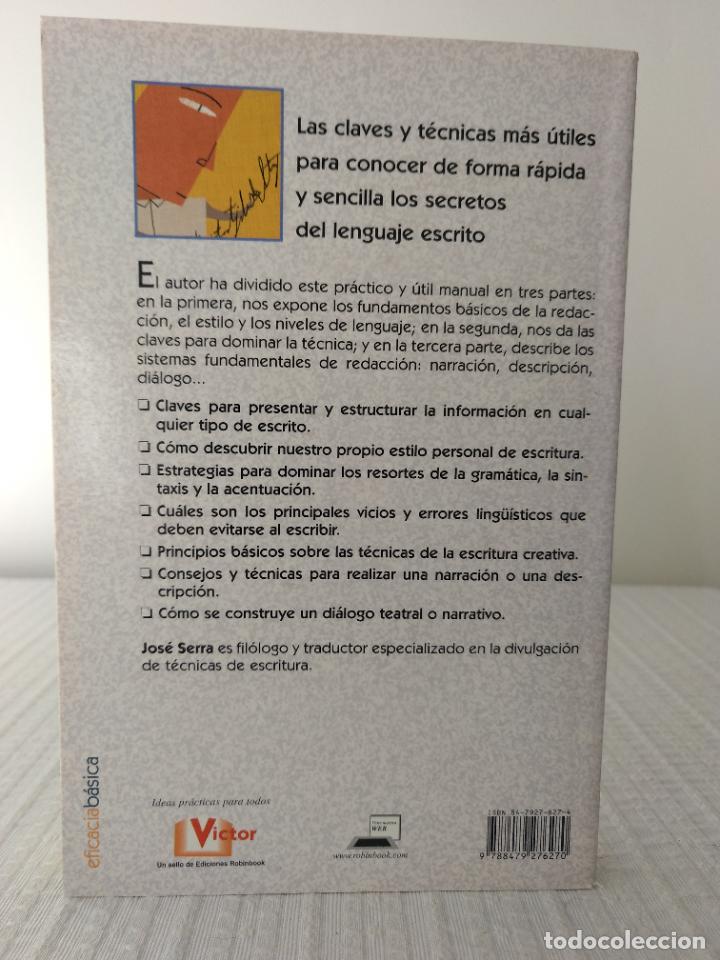 Libros: C&oacute;mo escribir correctamente. Jos&eacute; Serra. PEDIDO M&Iacute;NIMO 5&euro; - Foto 2