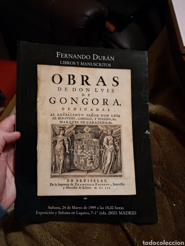 Libros: Fernando Duran. Libros y Manuscritos. Subasta 24 de marzo de 1999 - Foto 1