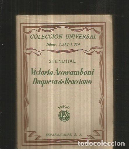 Libros: VICTORIA ACCORAMBONI, DUQUESA DE BRACCIANO - STENDHAL - Foto 2