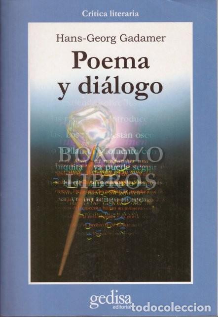 Libros: GADAMER, Hans-Georg. Poema y di&aacute;logo - Foto 1