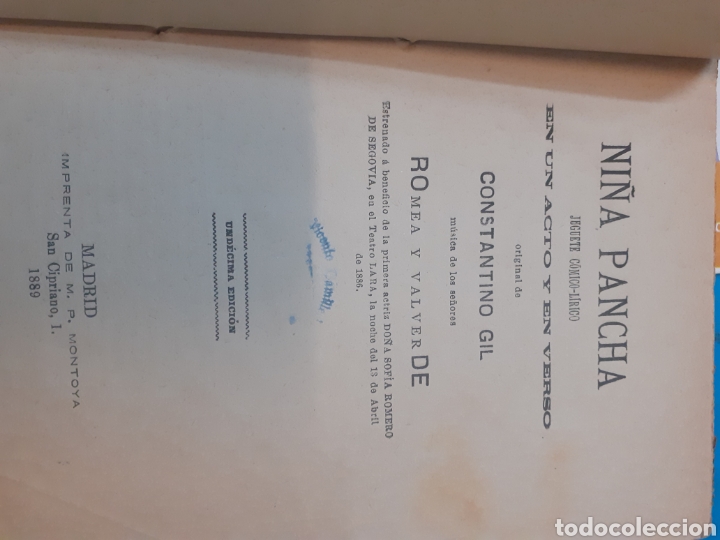Libros: NI&Ntilde;A PANCHA - GIL, Constantino - Foto 4