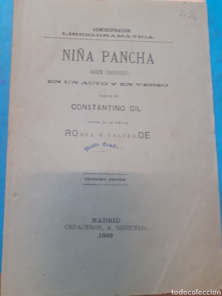 Libros: NI&Ntilde;A PANCHA - GIL, Constantino - Foto 1