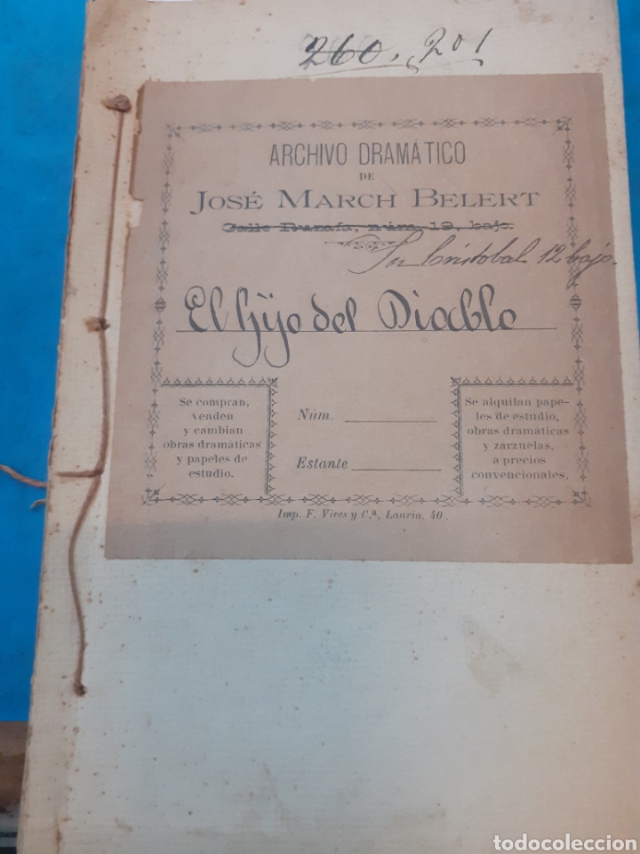 Libros: EL HIJO DEL DIABLO - MONTEMAR, Fco de Paula - Foto 2