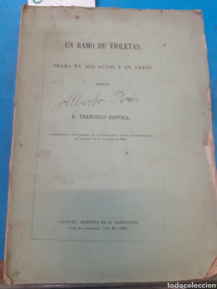 Libros: UN RAMO DE VIOLETAS - DANVILA, Francisco - Foto 1