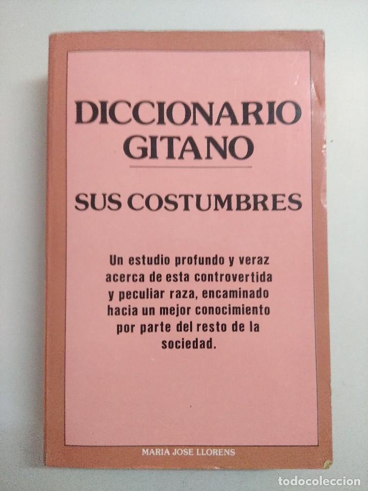Libros: DICCIONARIO GITANO/SUS CONSTUMBRES/MARIA JOSE LLORENS. - Foto 1