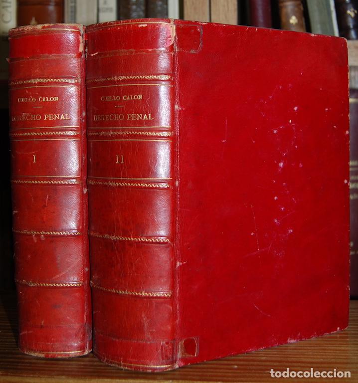 Libros: DERECHO PENAL. Conforma al &rdquo;C&oacute;digo Penal, texto refundido de 1944&rdquo; - CUELLO CALON, Eugenio - Foto 1