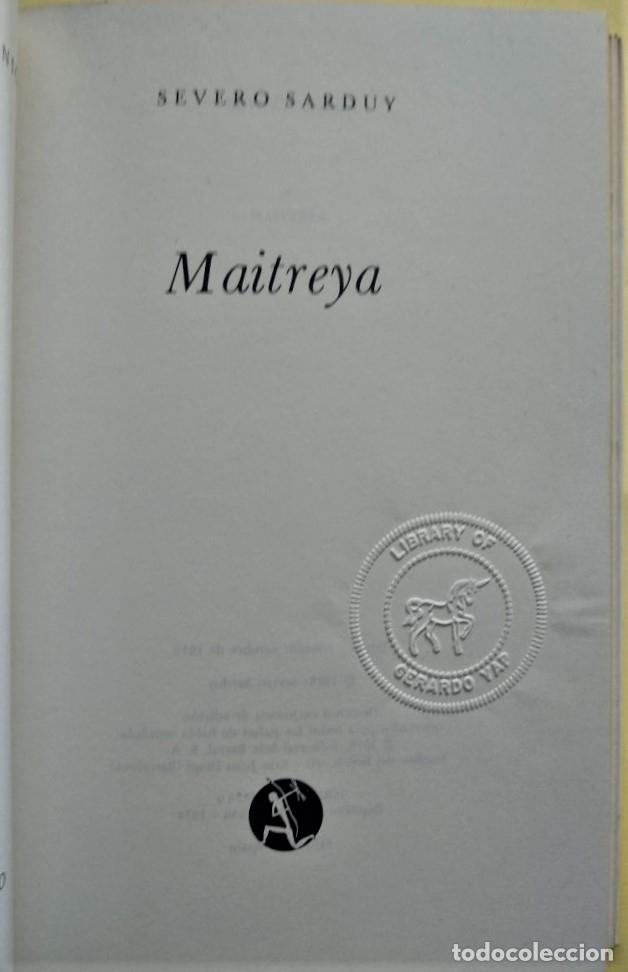 Libros: Maitreya. - Sarduy, Severo. - Foto 3