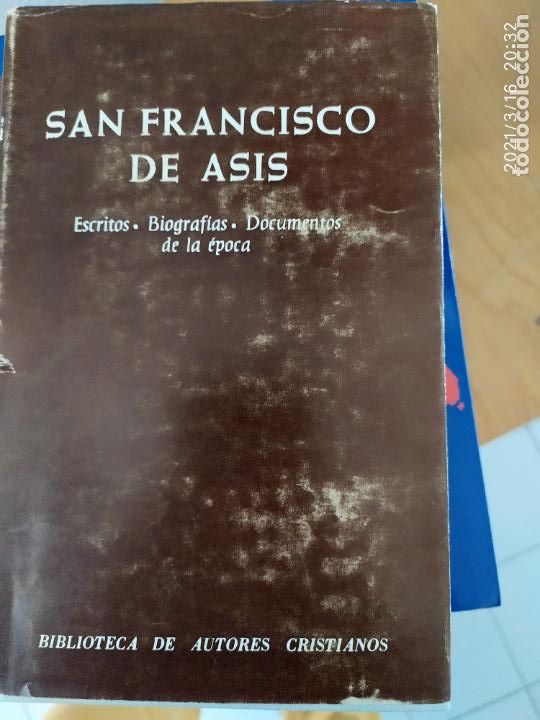 Libros: San francisco de asis biografia documentos de la epoca
