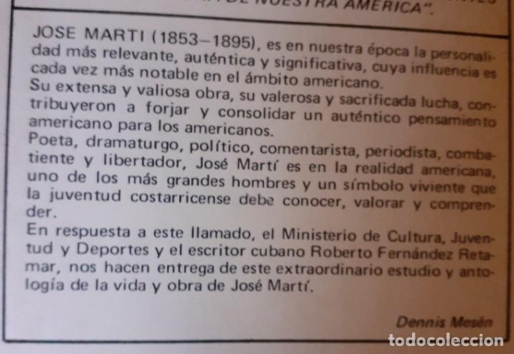 Libros: Jos&eacute; Mart&iacute; - Pr&oacute;logo de Roberto Fern&aacute;ndez Retamar - Foto 2
